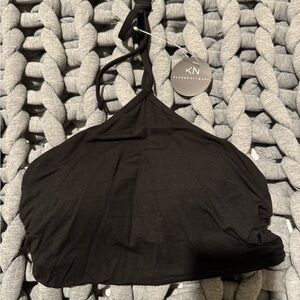 Klassy Network Black Halter Top